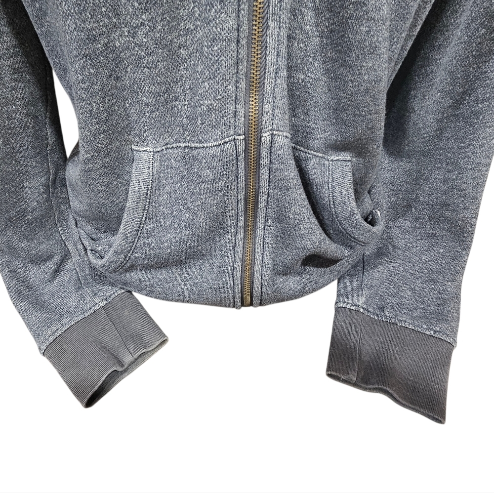 TOMS Women’s Gray Full Zip Hoodie Sweatshirt Size XL 16 Casual Zip Up Jacket - Picture 3 of 10